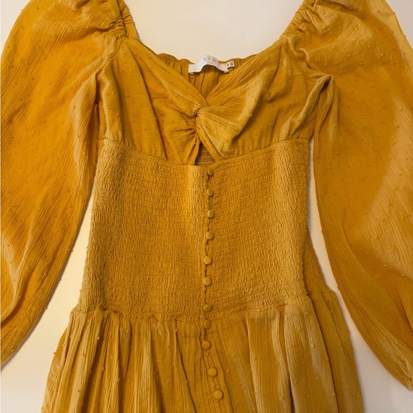 Astr Golden Long Sleeve Maxi Dress - Picture 3 of 9